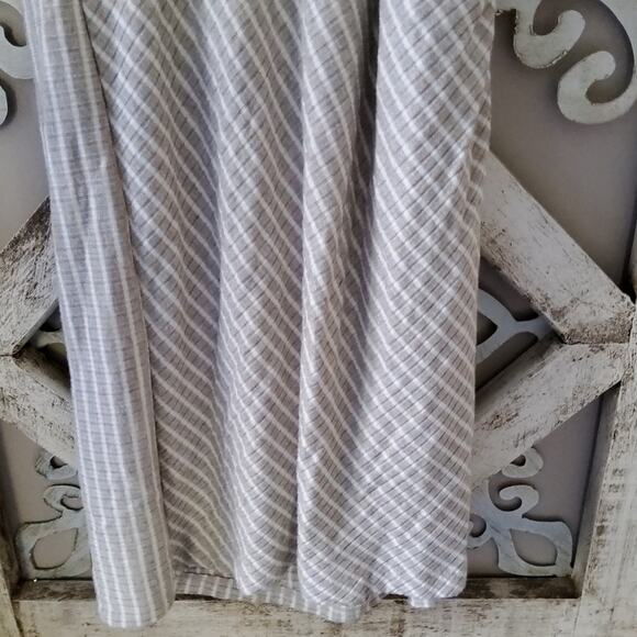 Bailey 44 Women's Sleeveless Faux Wrap Surplice Tiva Mini Dress in Linen & White - Picture 11 of 15